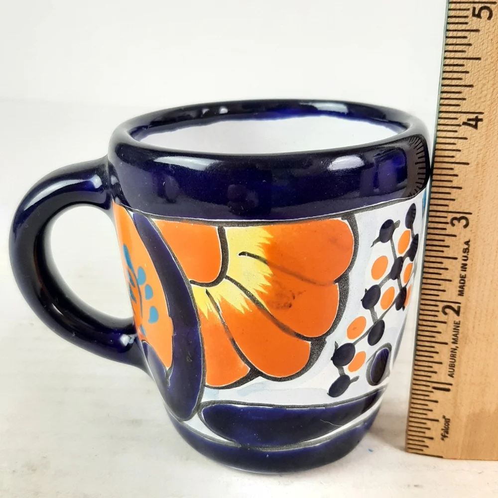 🔥Sergio Ponce Rodriguez Multicolor Mexican Talavera PotteryStyle Mug